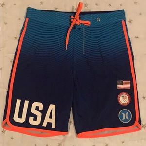Phantom USA Olympic Team Swimwear Board Short